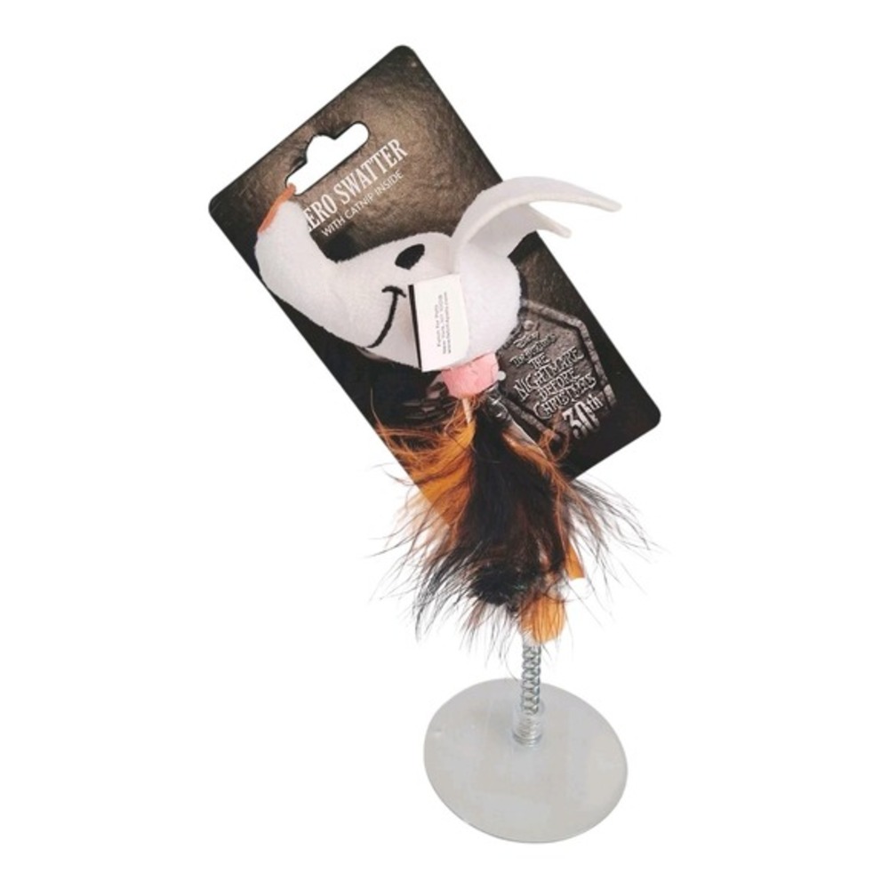 Disney Nightmare Before Christmas Zero Catnip Cat Toy Halloween Suction Cup 30th